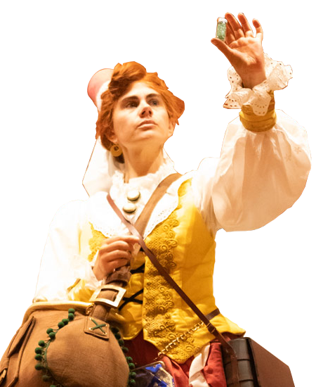 Whitney Sews dressed as Francesca